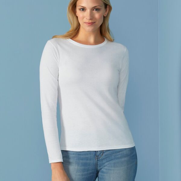 Ladies' Soft Style Long Sleeve T-Shirt Thumbnail
